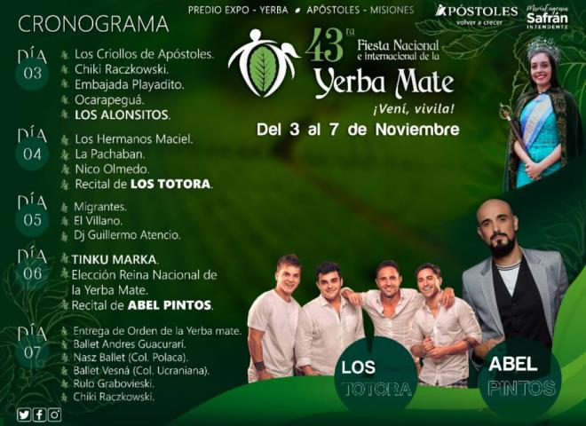 Presentaron la nueva edición de la Fiesta Nacional e Internacional de la Yerba Mate