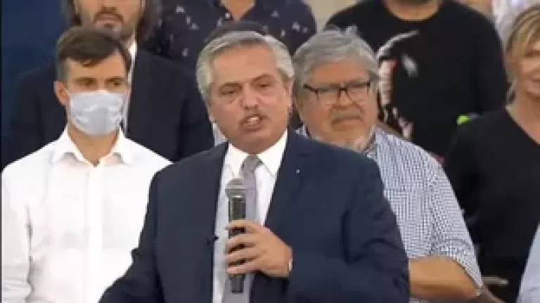 Alberto Fernández: "No nos vamos a arrodillar ante el FMI"