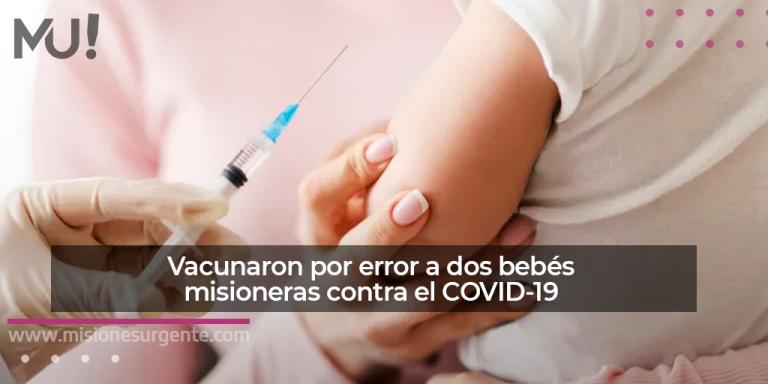 En una equivocación, vacunaron a dos bebes contra el COVID 