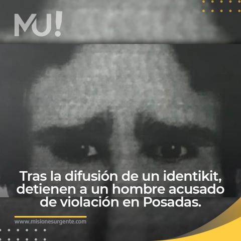 Demoran a una persona que es compatible con identikit en un caso de abuso