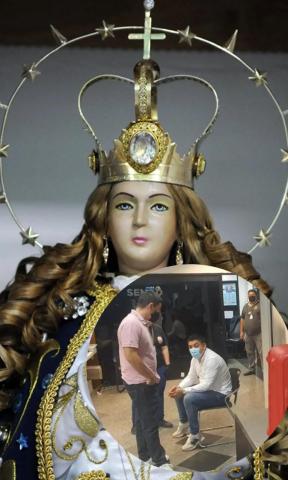 Intentó llevar a España 4 kilos de droga con la imagen de la Virgen de Caacupé